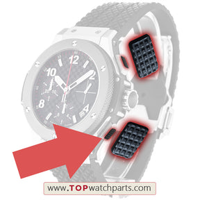 341 ملصق ساعة puhser لمحور Hublot Big Bang 41 أجزاء زر ضغط ساعة