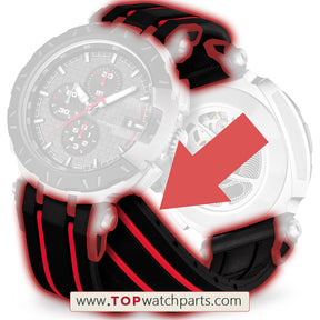 rubber band strap for Tissot T-Race MotoGP Chronograph Men's watch T092.427