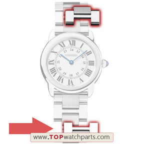 steel watch band link  Repair segment for Cartier Ronde solo authentic watch (3802 3914 2933)