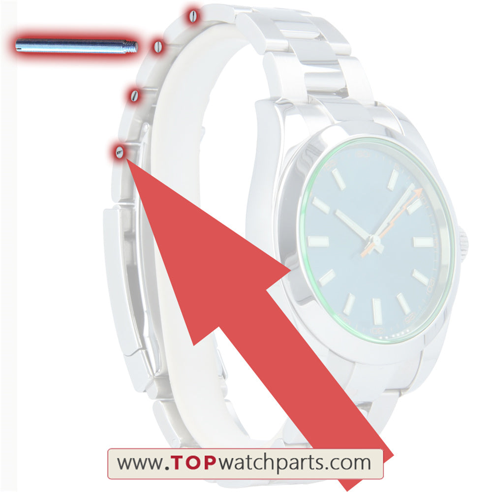 watch screw tube for Rolex MILGAUSS watch band screw rod 116400