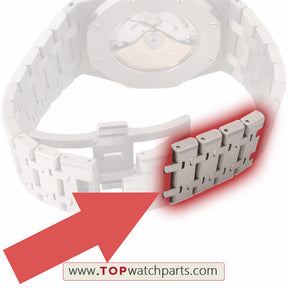 steel watch band link Repair segment for AP Audemars Piguet RO Royal Oak 41mm original automatic watch 26320 15400