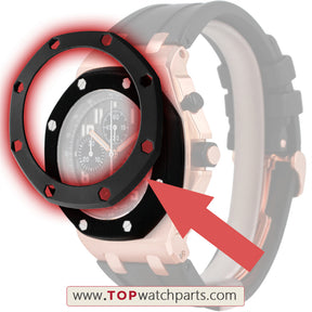 25940 watch bezel rubber cover coating for AP Audemars Piguet Royal Oak Offshore Chronograph watch replace parts