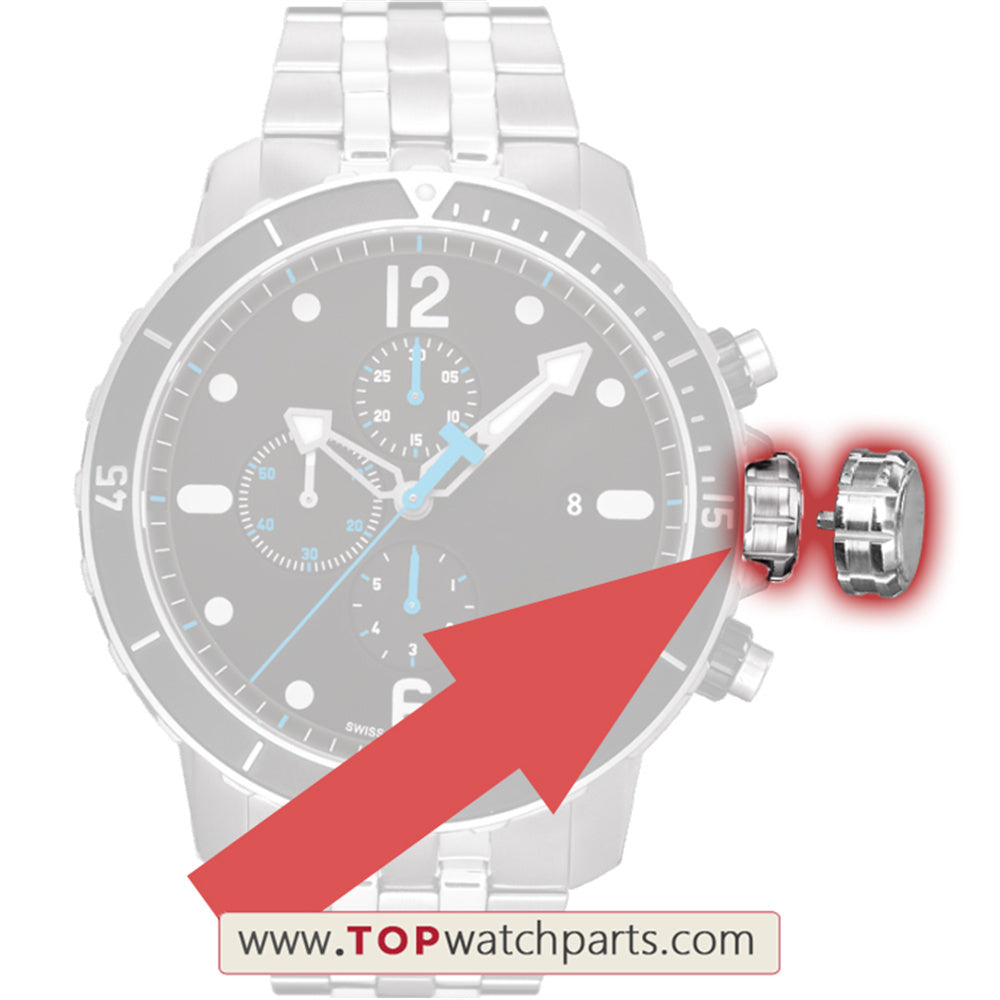 T066.427 watch crown for Tissot Seastar 1000 T-NAVIGATOR Automatic watch