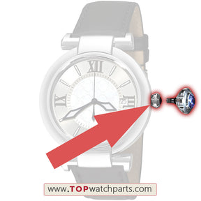 Purple gemstones watch crown for Chopard IMPERIALE 40mm watch