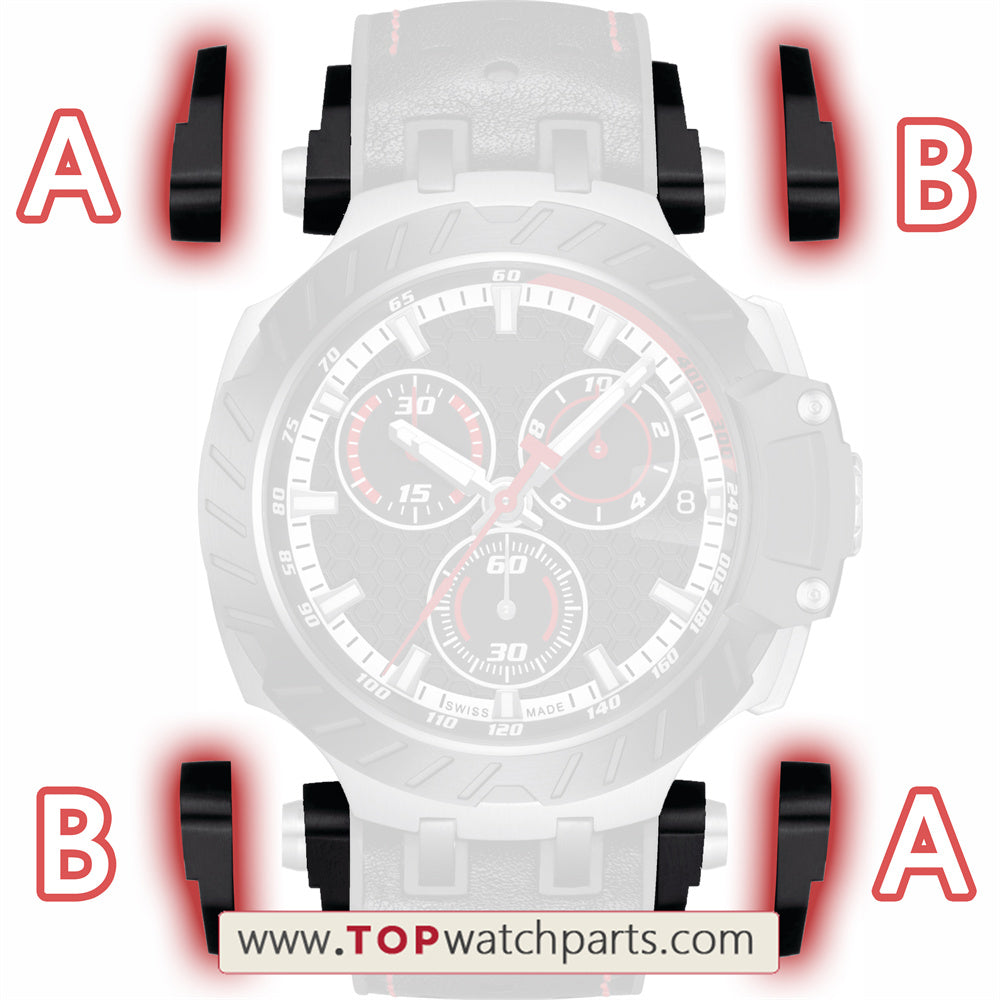 حزام ساعة من الفولاذ يحمي أجزاء حماية لساعة Tissot T-Sport T-Race MotoGP T115