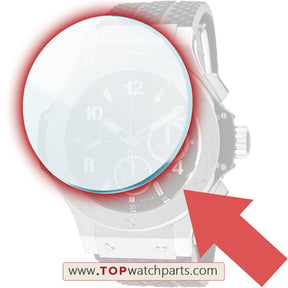 sapphire crystal glass for HUB Hublot Big Bang 44mm chronograph watch