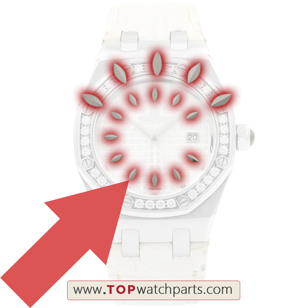leaf watch dial pin for AP Audemars Piguet RO Royal Oak 33mm quartz watch