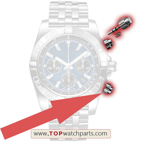 Uhrendrücker für Breitling Chronomat Evolution 44mm Chronograph Uhr AB0111/ AB0110