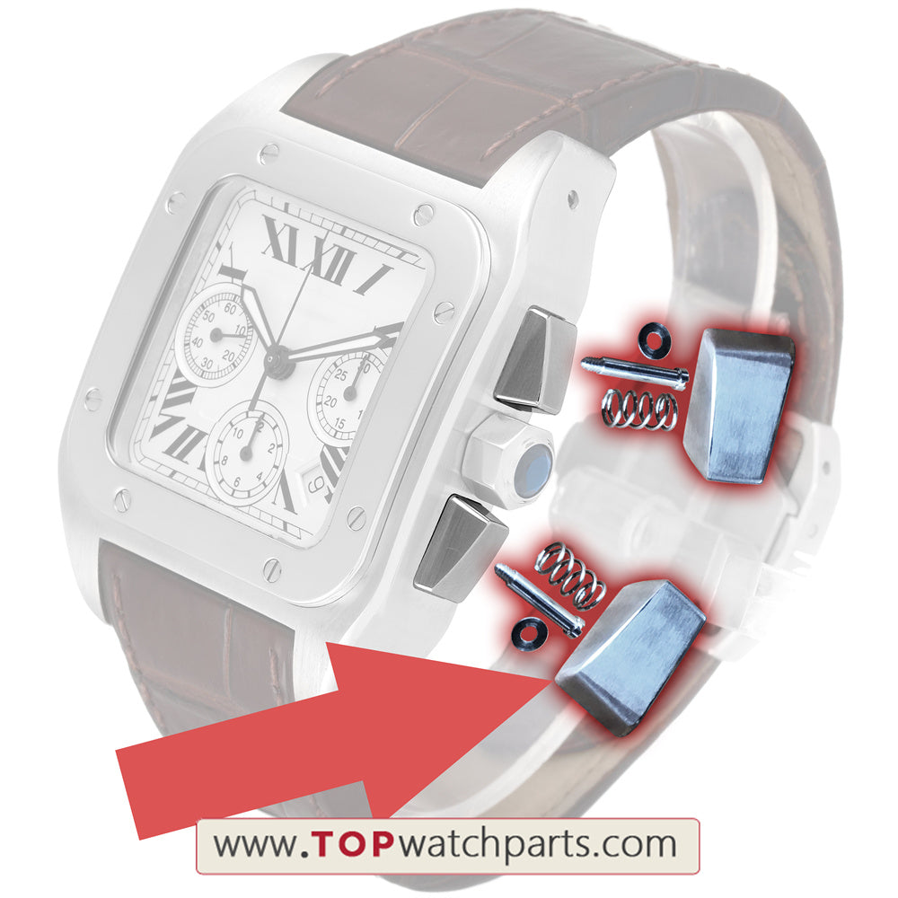 2740 watch push button for Cartier Santos 100 XL Chronograph watch pusher