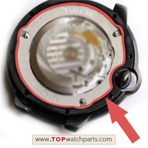 rubber watch waterproof ring  Gasket Seal Washers for Cartier Ballon Bleu watch parts