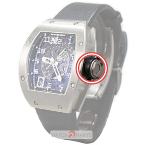titanium rubber watch rubber crown for Richard Mille RM010 authentic watch