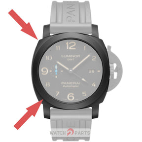 replace ceramic watch case for Panerai LUMINOR 1950 PAM00441 Cal.P.9001 watch movement