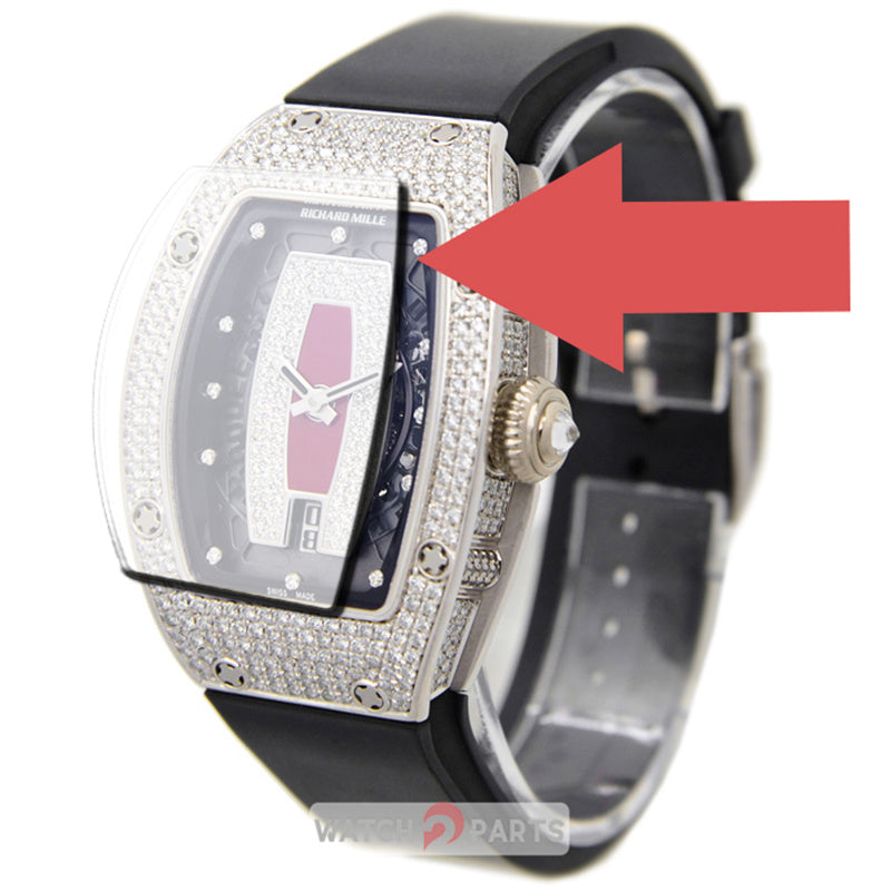 sapphire crystal watch glass for Richard Mille RM007 RM037 RM07-01 lady watch