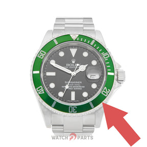 Aluminium luminous bezel insert for Rolex SUB Submariner 16610LV watch