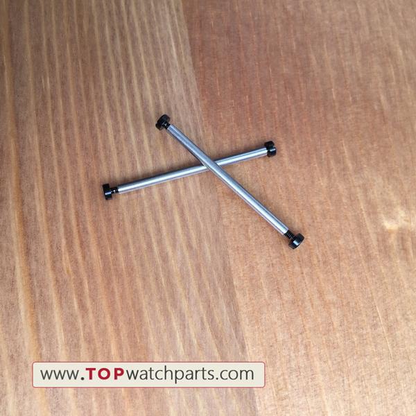 steel 31.3mm watch screw tube for Diesel Little Daddy watch band connect link - topwatchparts.com