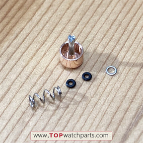18K rose gold watch pusher for PP Patek Philippe Annual Calendar Chronograph 5961R watch - topwatchparts.com