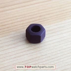 watch pusher crown bezel rubber cap/ring for AP Audemars Piguet Royal Oak Offshore Ladys' 37mm 26048SK.ZZ.D066CA.01 Purple Dial watch - topwatchparts.com