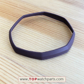 watch pusher crown bezel rubber cap/ring for AP Audemars Piguet Royal Oak Offshore Ladys' 37mm 26048SK.ZZ.D066CA.01 Purple Dial watch - topwatchparts.com