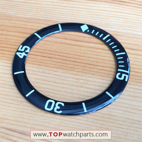 sapphire luminous watch bezel for Blancpain Fifty Fathoms Automatique 5015 watch - topwatchparts.com