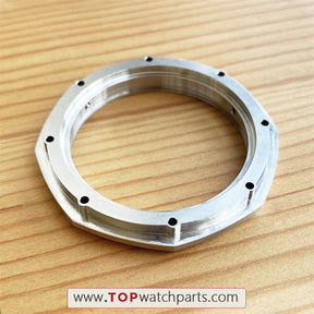 brushed steel bezel for AP Audemars Piguet ROO Royal Oak Offshore Diver 26730st Chronograph watch - topwatchparts.com