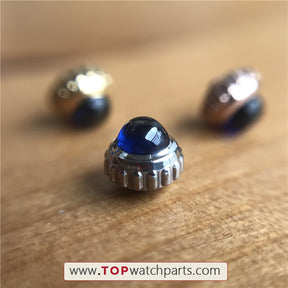 sapphire crystal watch crown for Cartier Ronde 42mm man watch (3517) - topwatchparts.com