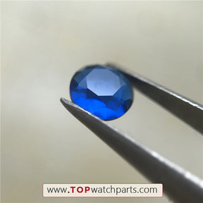 sapphire crystal for Cartier Santos 100 XL automatic watch crown - topwatchparts.com
