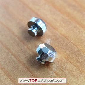 steel screw tube rivet ornaments for Chopard Happy Diamonds 36mm automatic watch - topwatchparts.com