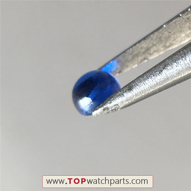 blue zircon sapphire crystal for Chopard Happy Diamonds lady watch case - topwatchparts.com