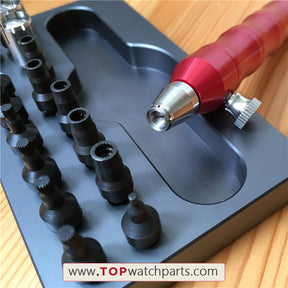 crown&button tubes' screwdriver removal tool for Rolex Tudor Carl F.Bucherer watch - topwatchparts.com