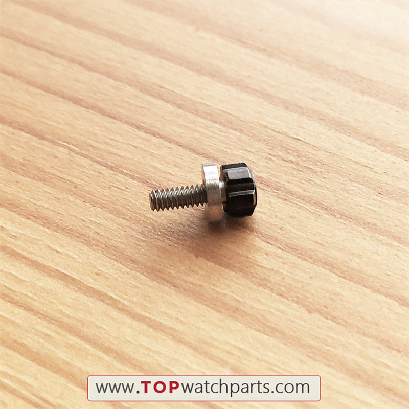 6 prongs plum flower watch bezel screw for IWC INGENIEUR FAMILY DOUBLE CHRONOGRAPH wacth case - topwatchparts.com