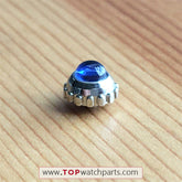 Sapphire watch crown for Cartier Must Vendome tank Vermeil Quartz watch - topwatchparts.com