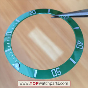 Fontina di ceramica per orologio da carattere argento in titanio per Rolex Submariner Watch 116610