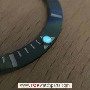 Fontina di ceramica per orologio da carattere argento in titanio per Rolex Submariner Watch 116610