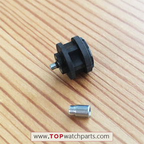 waterproof NTPT carbon crown for Richard Mille RM35-02 automatic watch - topwatchparts.com