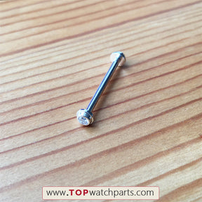 18K platinum gold diamonds screw tube for Van Cleef Poetic Complications womens' watch strap - topwatchparts.com