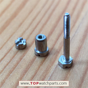 bezels screw set for Audemars Piguet AP Royal Oak Offshore 44mm panda original watch bezel insert case back screw 26400 26568 - topwatchparts.com
