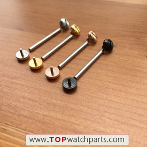 24mm watch screwtube rod for Versace V-Race watch lug link kit parts(gold/rose gold/black/silvery) - topwatchparts.com