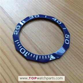 aluminium bezel for TAG HEUER AQUARACER automatic watch WAY201 - topwatchparts.com