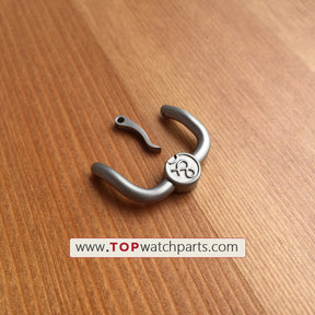 18mm matte Titanium color watch buckle/clasp for Bell ross watch band/strap - topwatchparts.com
