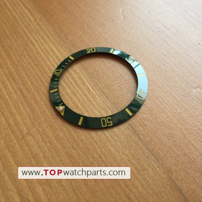 38mm ceramic watch bezels inserts for Rolex Submariner watch parts 116610 - topwatchparts.com