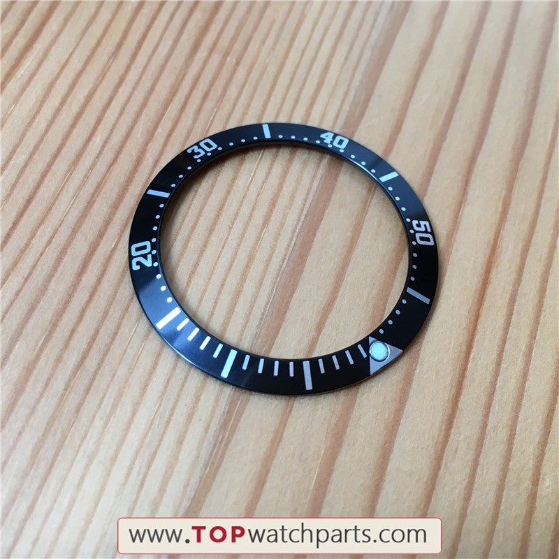 33.15mm Luminous Aluminum watch bezel insert for men's omega seamaster automatic watch case parts 212.30.36.20.01.001 - topwatchparts.com