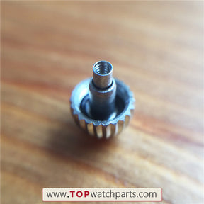pumpkin screw push watch crown for Breitling Chronomat blackbird watch - topwatchparts.com