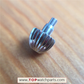 pumpkin screw push watch crown for Breitling Chronomat blackbird watch - topwatchparts.com