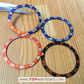 pepsi watch bezels inserts for Seiko Diver/Prospex GMT watch parts - topwatchparts.com