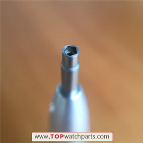 Inner pentagon screwdriver sleeve for Bvlgari OCTO watch case back screw open tool - topwatchparts.com
