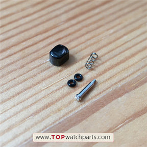 steel pusher button for Bvlgari Diagono 38mm AC38 automatic watch - topwatchparts.com