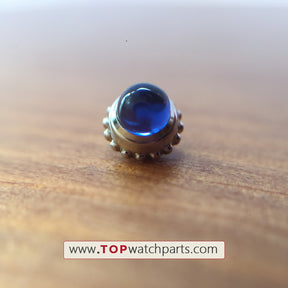 Sapphire Crystal watch crown for Cartier Ronde lady's watch - topwatchparts.com