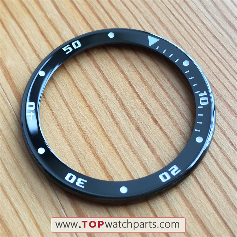 ceramic bezel for Calibre De Cartier 42mm automatic watch - topwatchparts.com