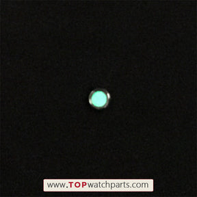 Blue-green noctilucent beads for OMG Ω Omega Seamaster 300 automatic watch ceramic bezel - topwatchparts.com