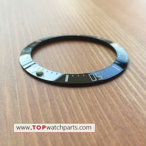 40mm ceramic watch bezels inserts for Rolex sea-dweller deepsea 116660 98210 watch replacement parts - topwatchparts.com
